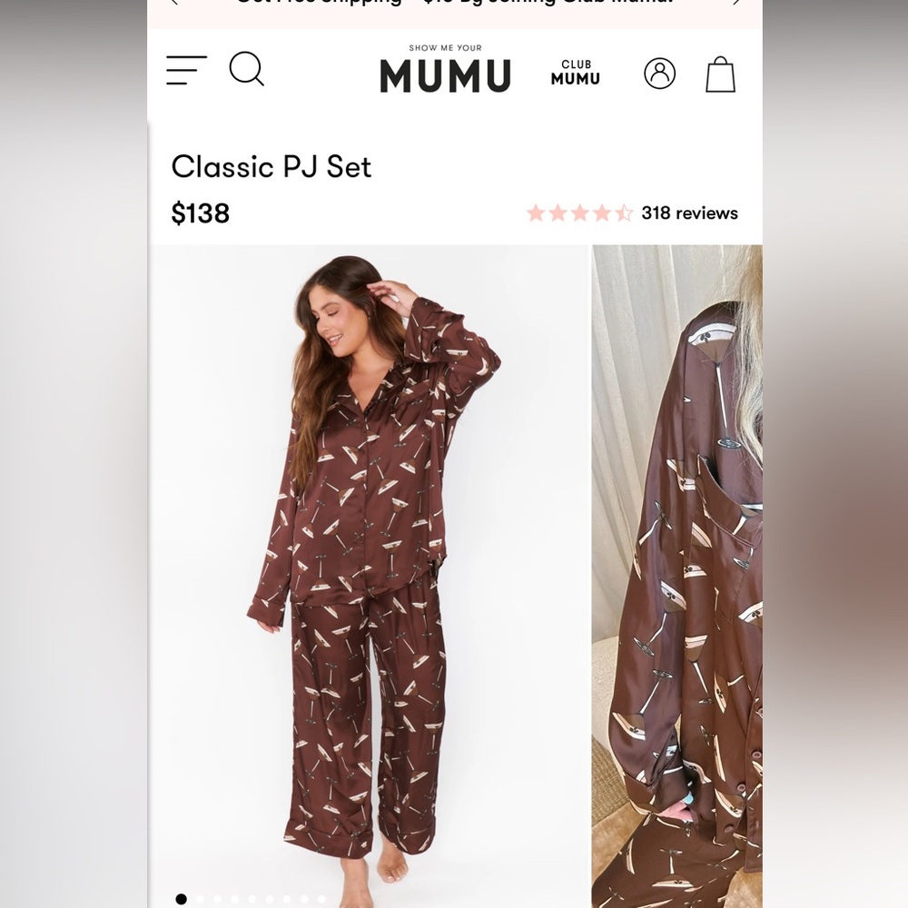 Show me your mumu espresso martini PJs